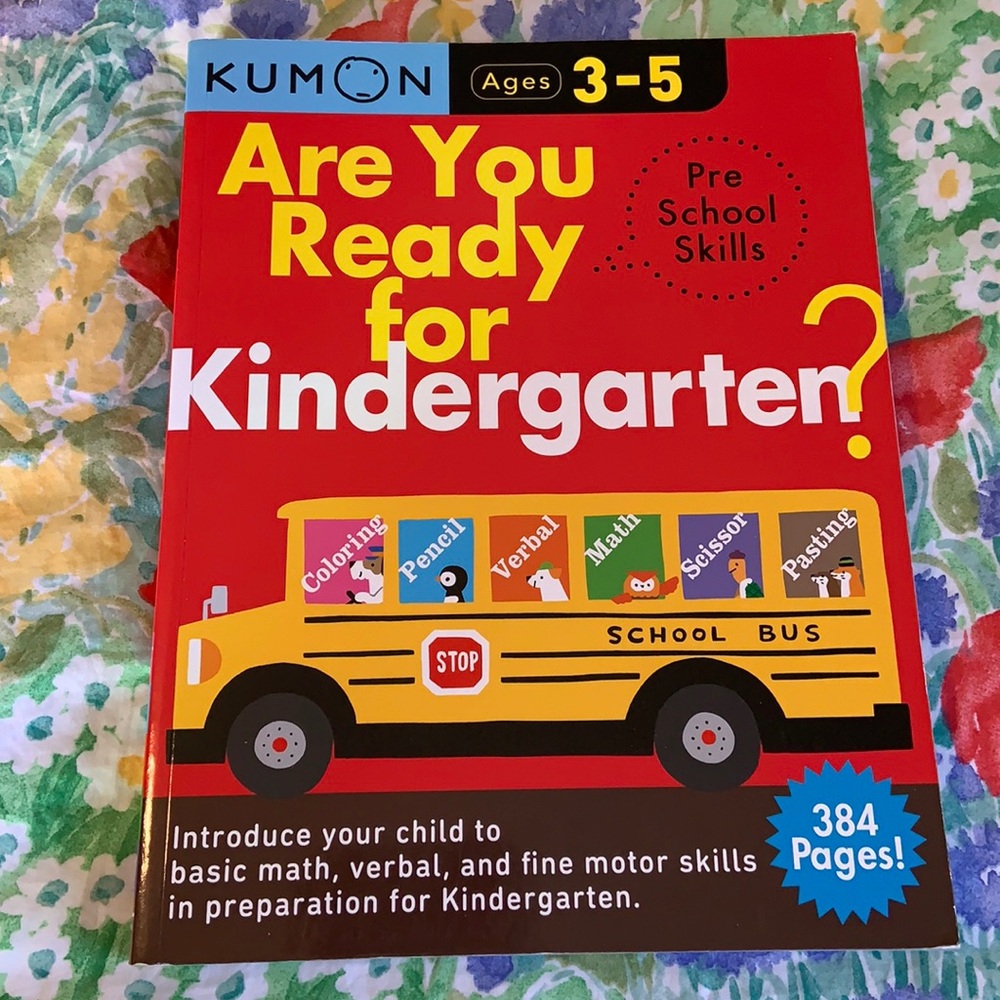 Kumon Are You Ready for Kindergarten Preschool Skills (Big Preschool Workbook)